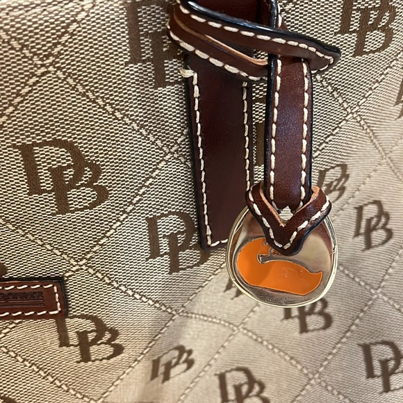 Dooney & Bourke Tan and Brown Tote Bag - Picture 4 of 15